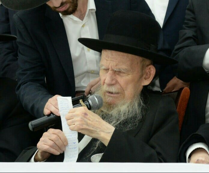 הגאון רבי גרשון אדלשטיין - באדיבות המצלם