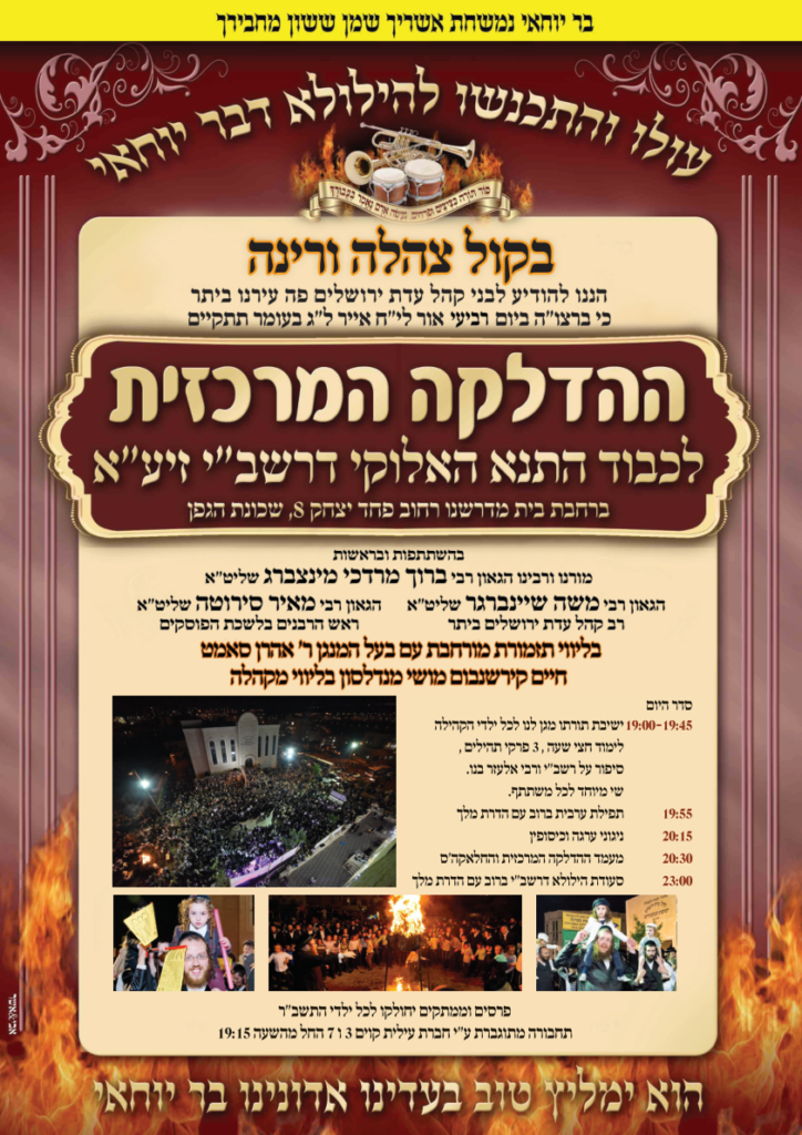 ההדלקה המרכזית לוח מתמידים